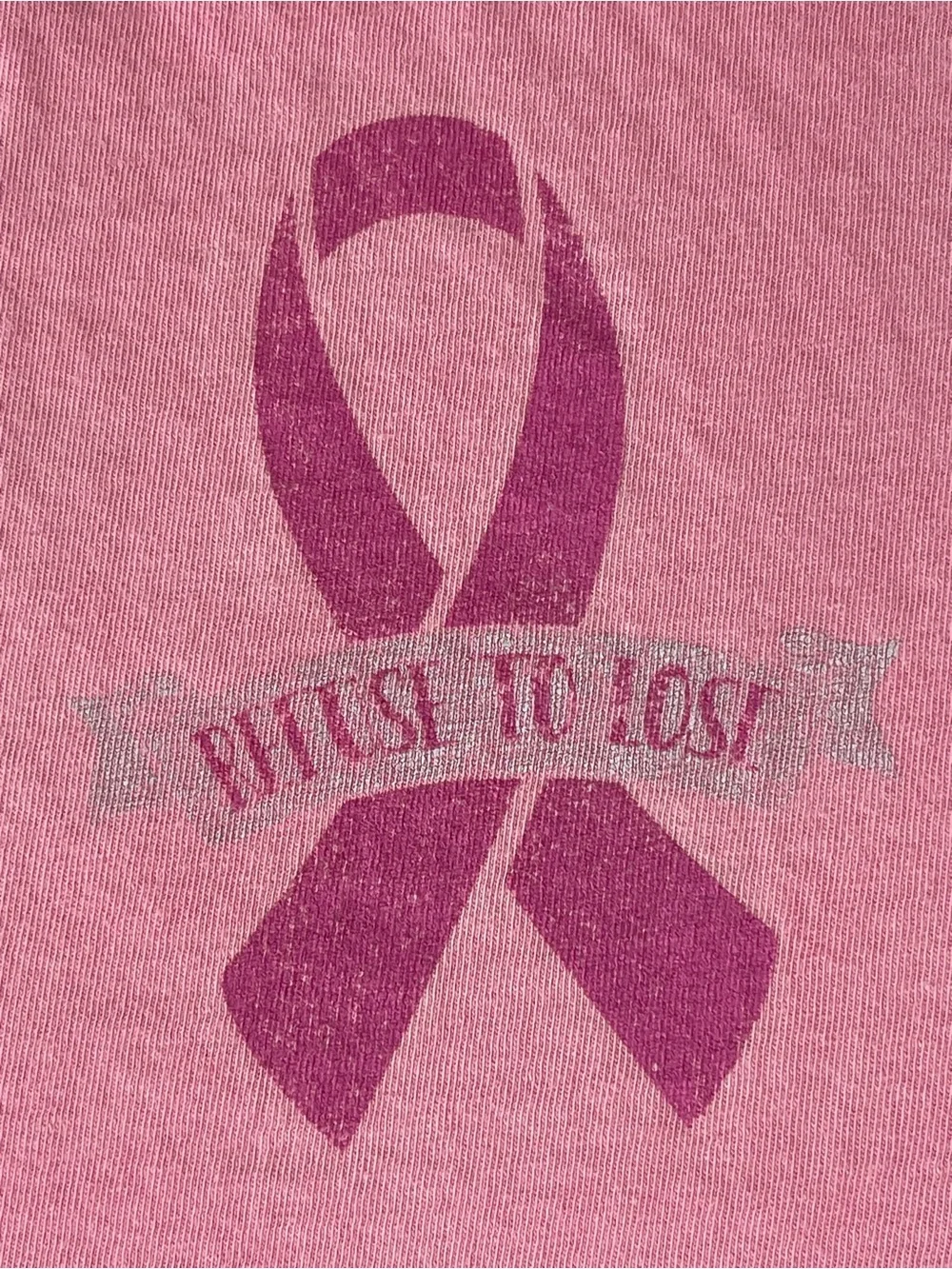 Breast Cancer Awareness Pink 'Save Second Base' Graphic Baseball Tee